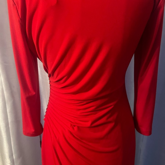 Calvin Klein Red Long Sleeve Dress - Picture 7 of 8